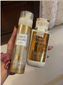Set Touch of Gold bruma y loción